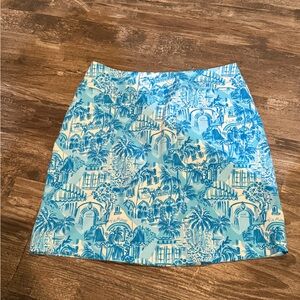Lilly Pulitzer Luxletic Light Blue Skirt